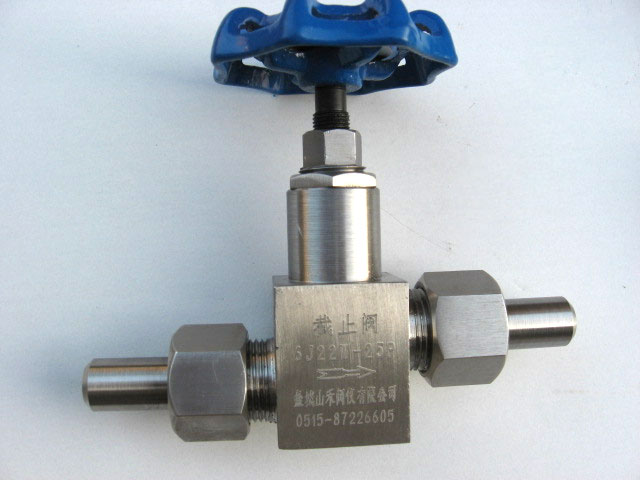 J22W-25～40，J22W-25～40P Z-shaped external thread stop valve