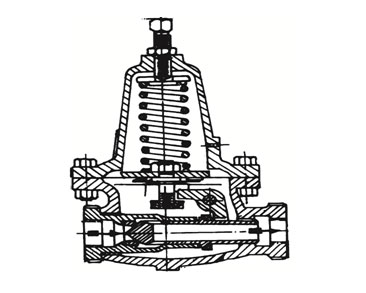 Steam pressure reducing valve